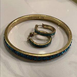 Heidi Daus bracelet and earrings